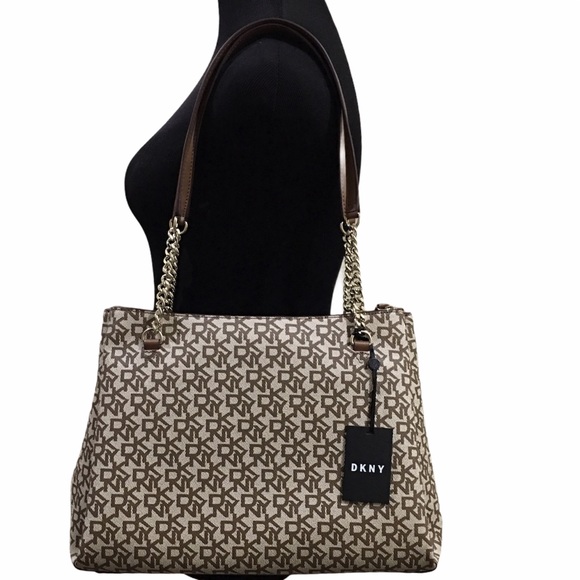 Dkny Bags Dkny Bryanna Shoulder Bag Brown Nwt Poshmark